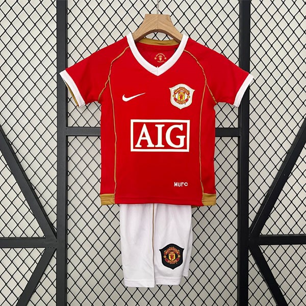 Camiseta Manchester United 1st Retro Niño 2006 2007